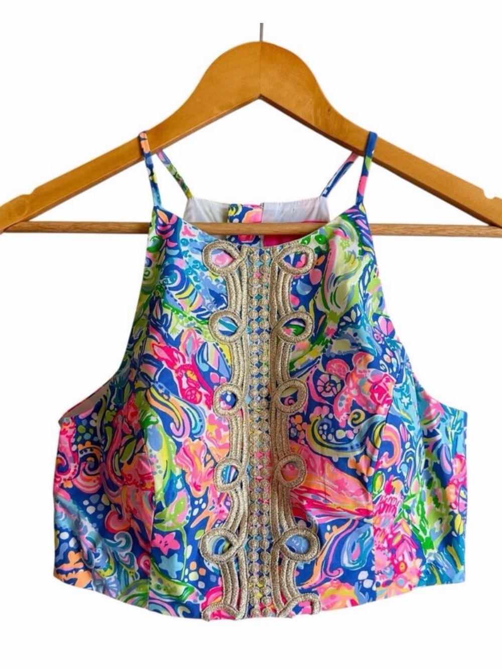 Lilly Pulitzer Pink Blue Green Multi-Color Navia Set - Picture 3 of 3